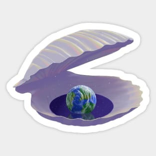 The World is my Oyster Sticker